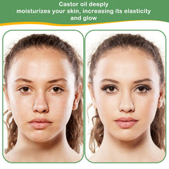 MMPANG Castor Oil lash care application demonstrates easy brush-on nourishment.