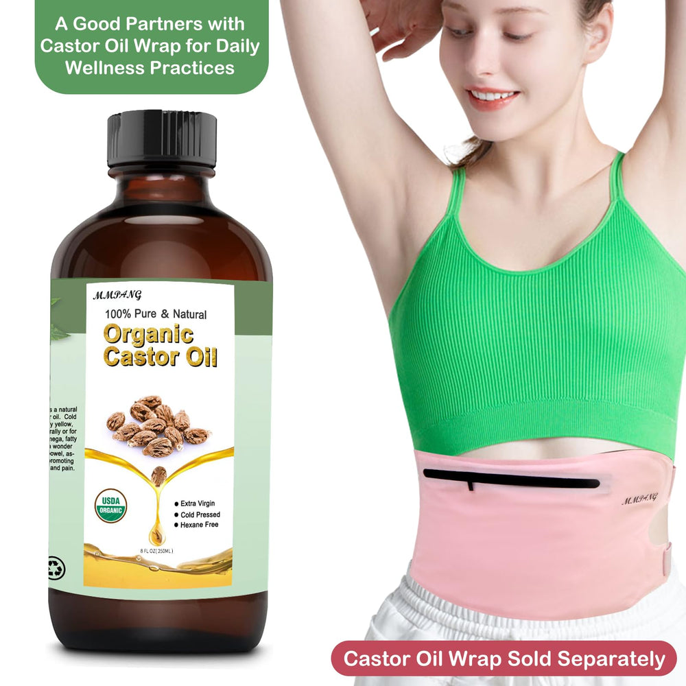 MMPANG Castor Oil scalp nourishment promotes hydration and comfort.
