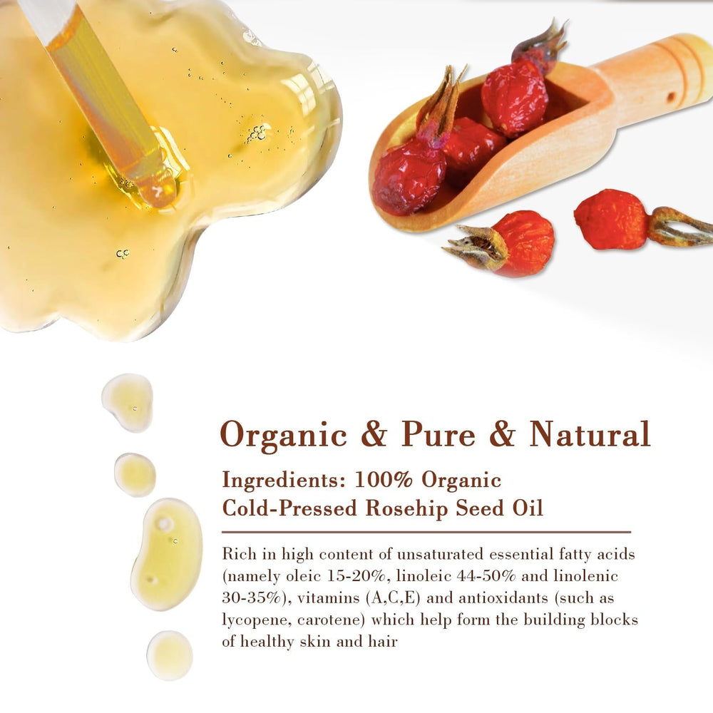 MMPANG Rosehip Oil dropper application for instant hydration
