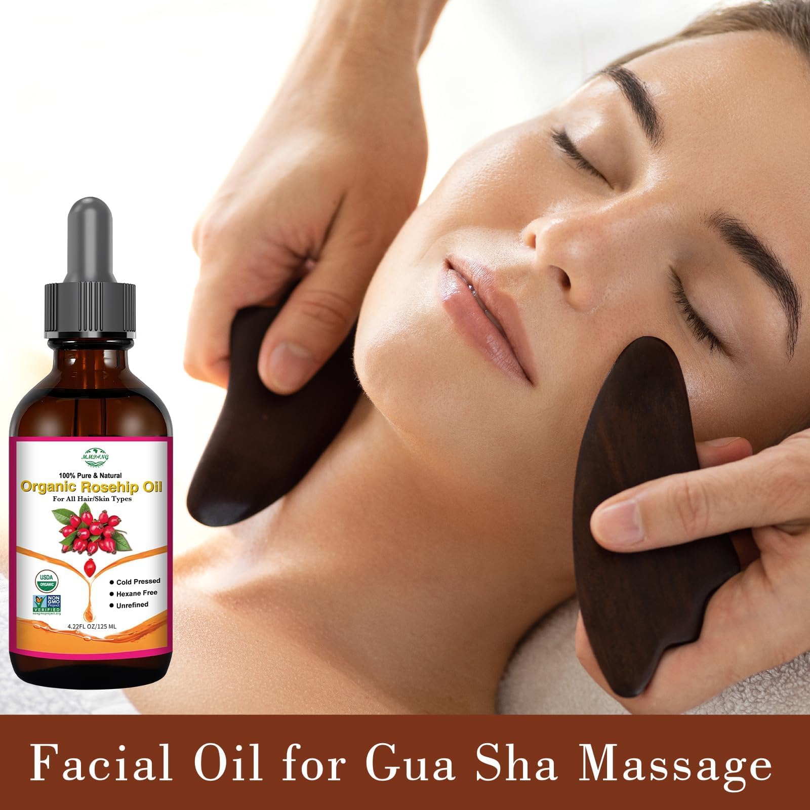 MMPANG Rosehip Oil as carrier for skincare or haircare routines