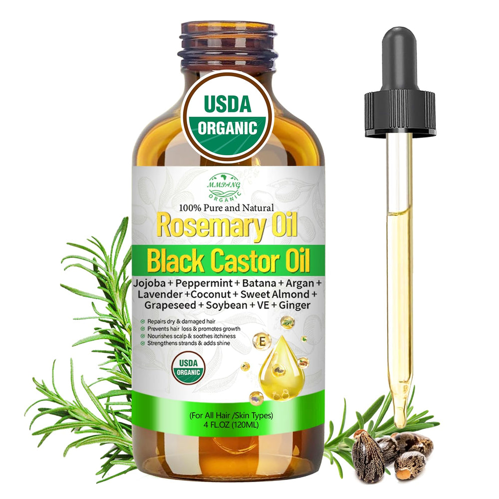 MMPANG rosemary oil bottle for daily scalp nourishment and healthier-looking hair.