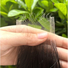 Mnador 2x6 lace frontal closure straight hair with versatile parting options