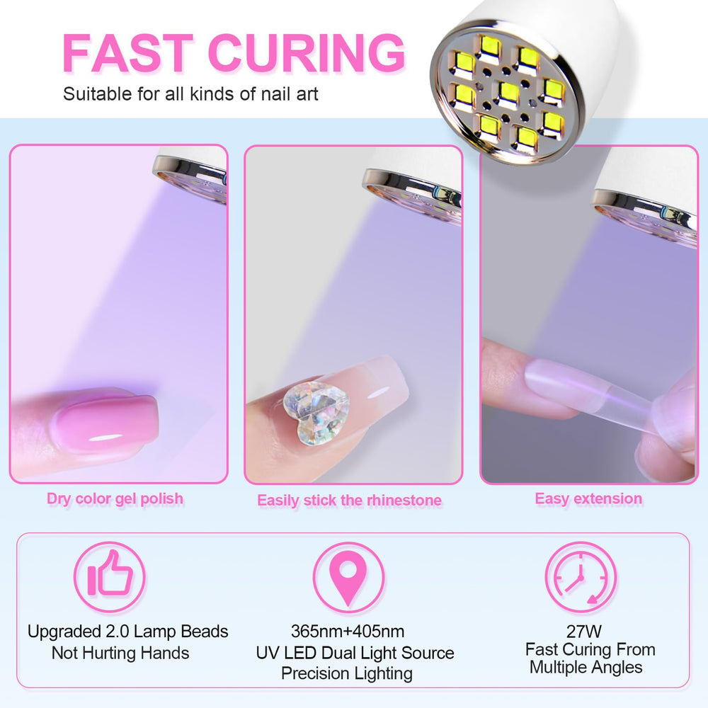Mnhty gooseneck flexibility shows 360-degree light direction control for Gel X