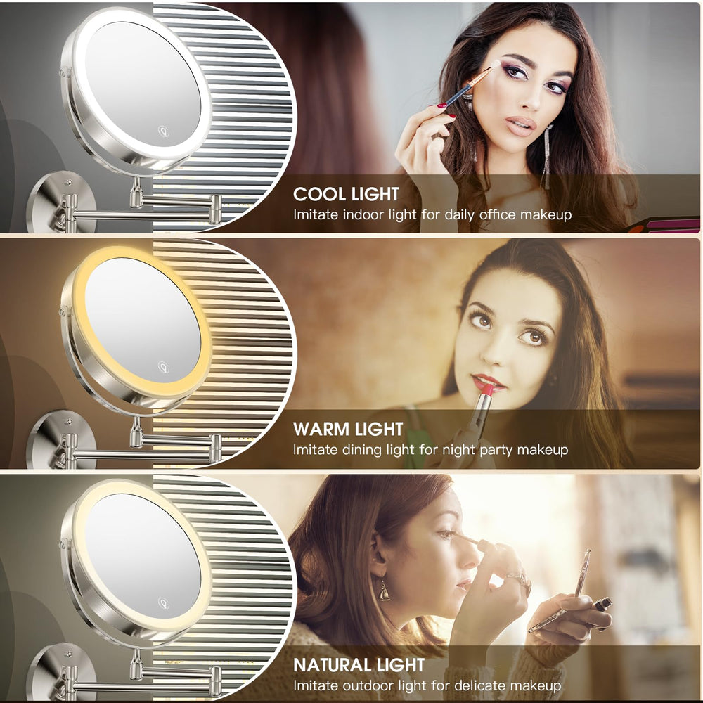 MNIENT double-sided magnification 1x/10x for close detail with bright LEDs.