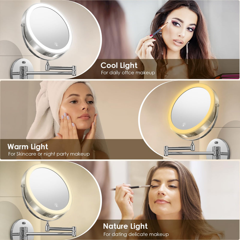 MNIENT extendable arm provides 360-degree rotation for flexible grooming angles.