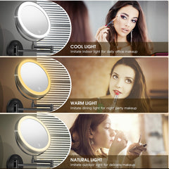 MNIENT mirror with 360-degree rotation for flexible angle adjustments in any room