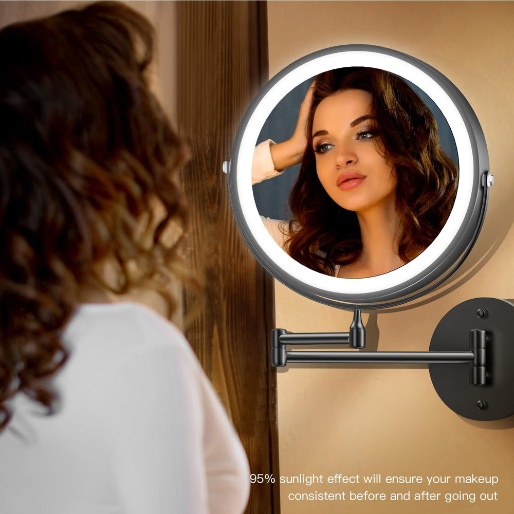 MNIENT wall-mount installation ready, ideal for bathroom, bedroom, hotel, or spa