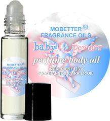 MOBETTER Baby Powder Perfume, aceite cuerpo, aroma suave para uso diario.