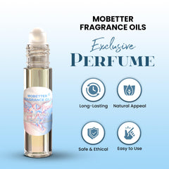 MOBETTER Baby Powder Perfume envase compacto, ideal para viajes.