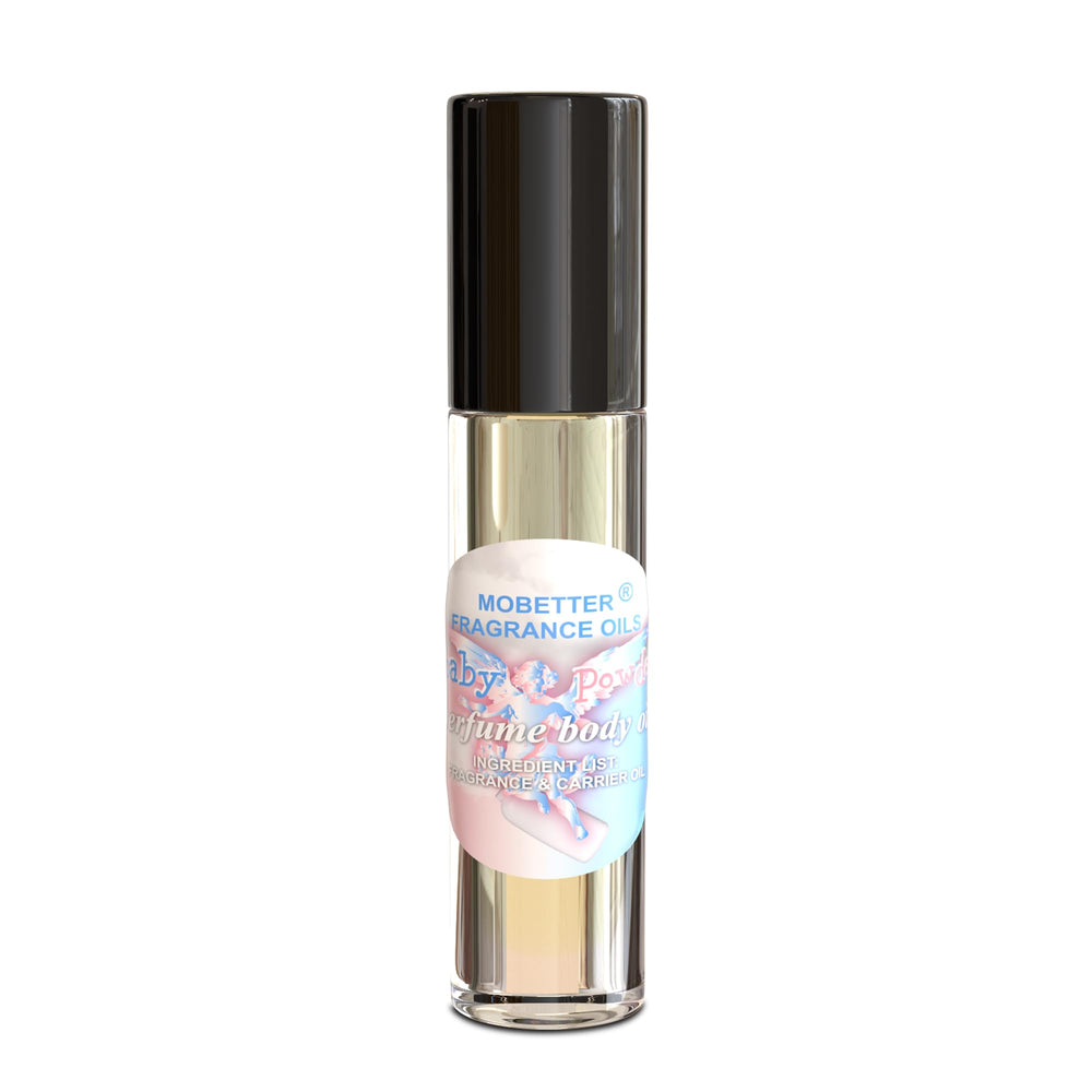 MOBETTER Baby Powder Perfume con aplicador en rodillo portátil.