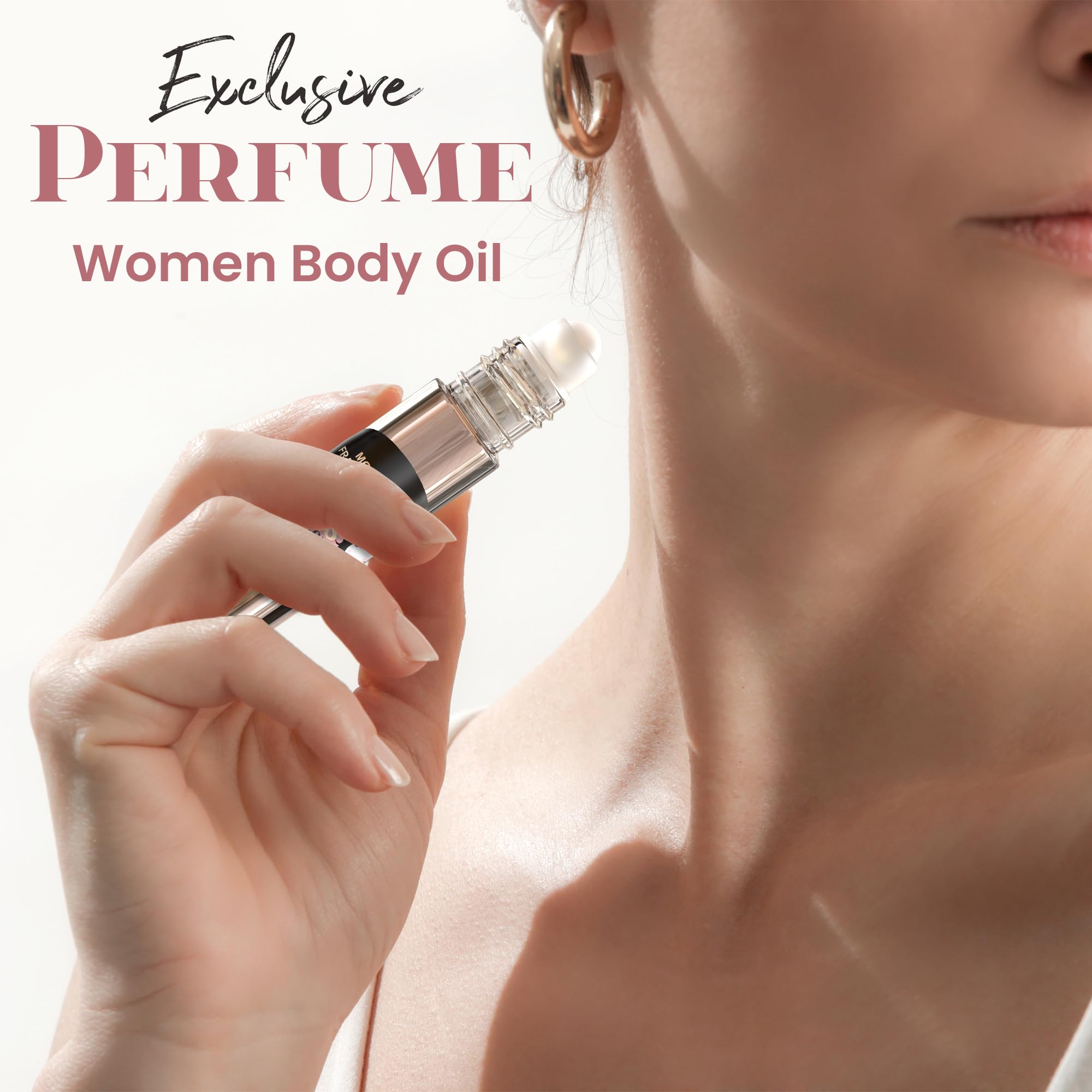 MOBETTER Fragrance Oils amber bottle highlights alcohol-free formula for skin-friendly fragrance.