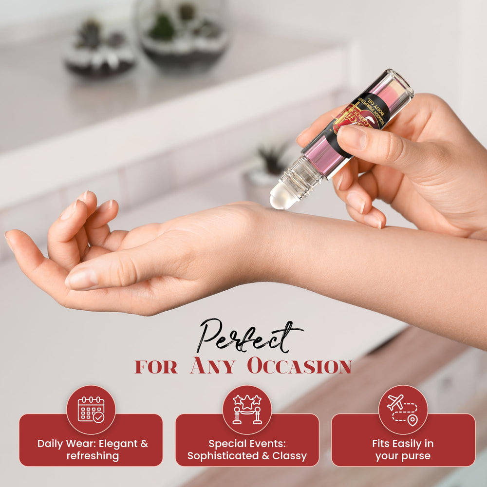 MOBETTER FRAGRANCE OILS compact bottle suitable for gym bag or pocket.