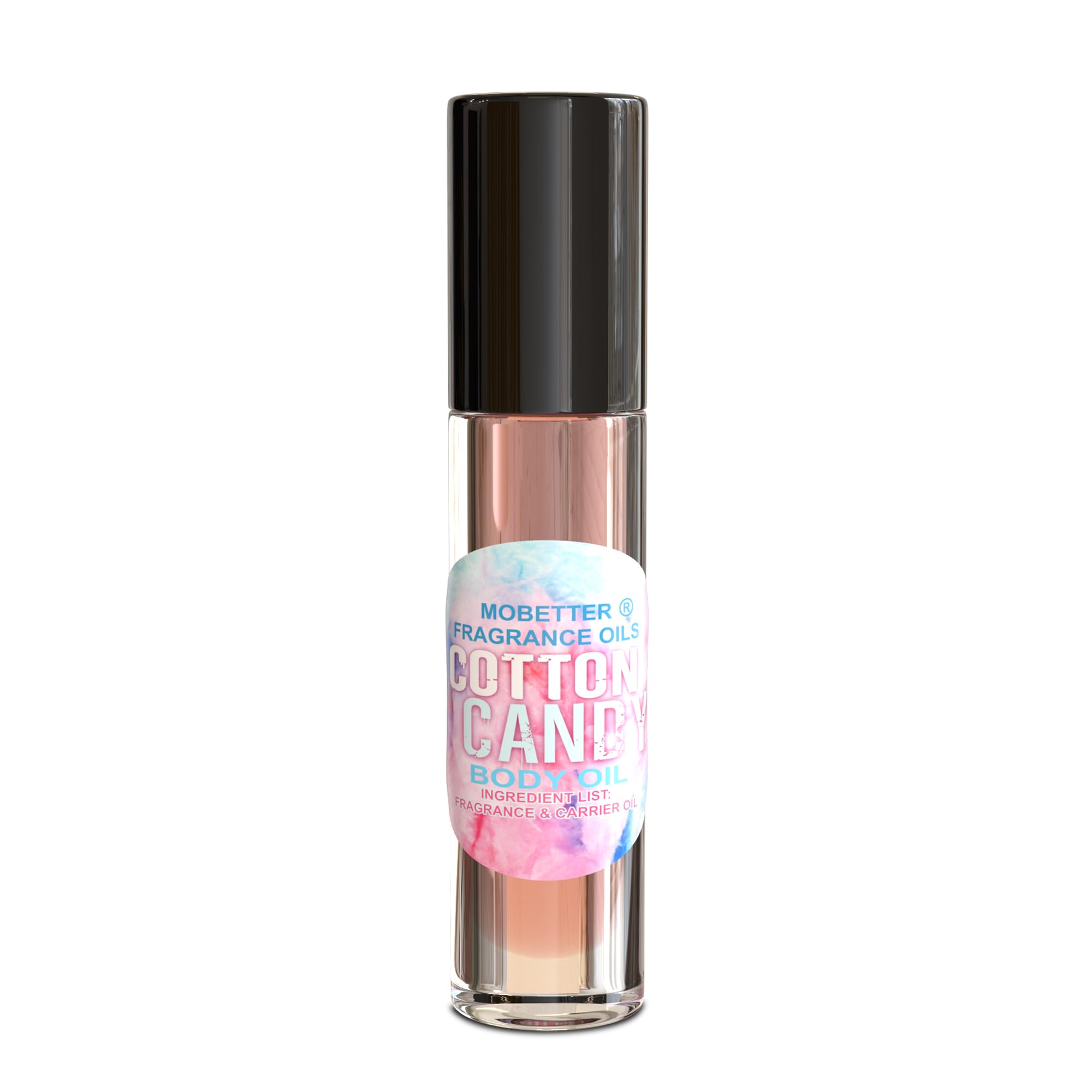 MOBETTER Cotton Candy swirl image suggests sweet, mood-lifting scent.