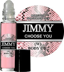 MOBETTER Fragrance Oils Jimmy Choose You Women bottle pour for long-lasting scent.