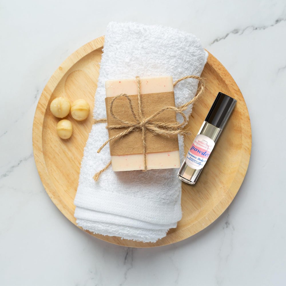 MOBETTER FRAGRANCE OILS powder fresh on-skin demonstrates unisex appeal in daily wear.