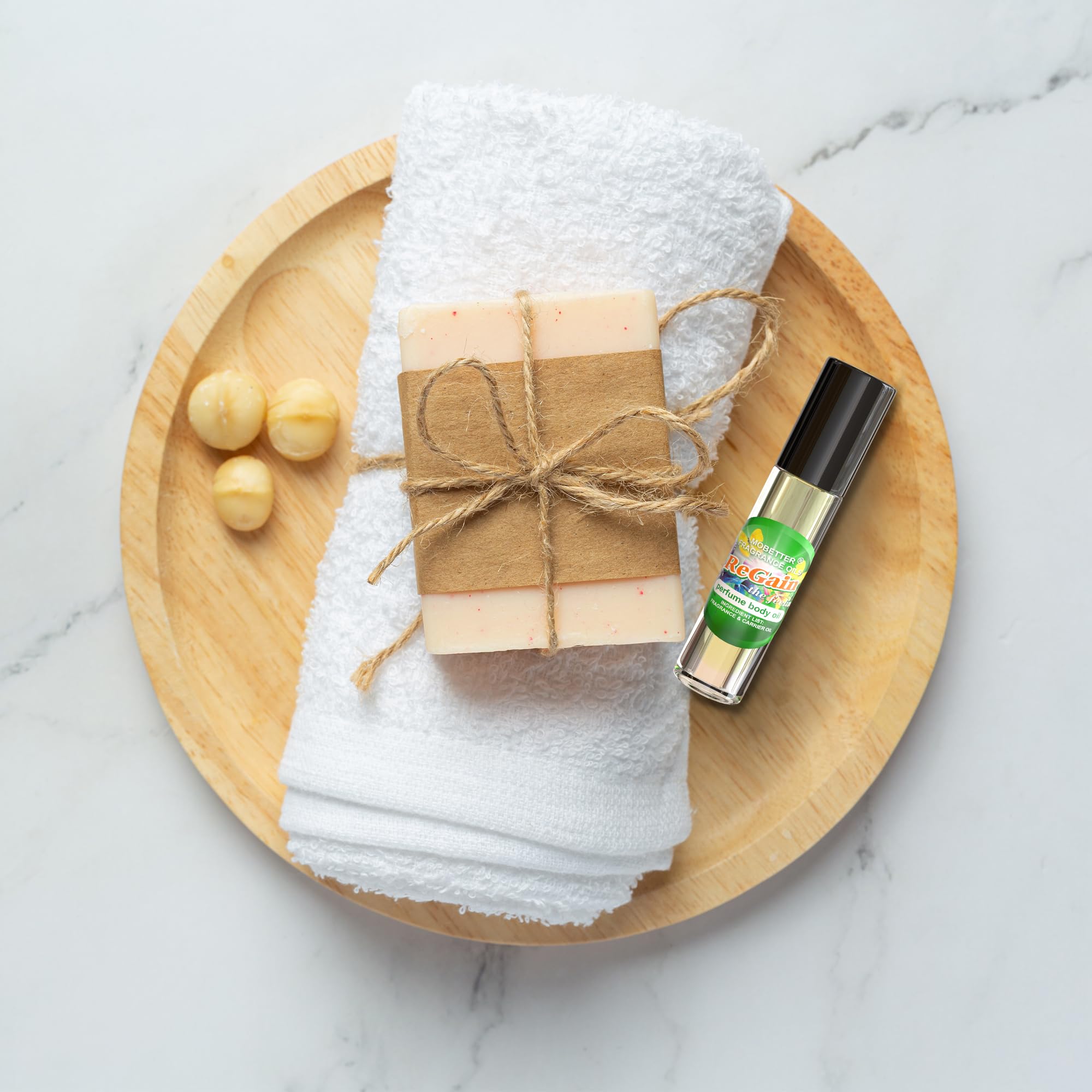 MOBETTER FRAGRANCE OILS ReGain The Feeling closeup-drop highlights pure fragrance oil for premium scent.