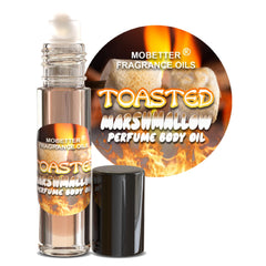 MOBETTER FRAGRANCE OILS Toasted Marshmallow body oil roller delivers long-lasting aroma on skin.
