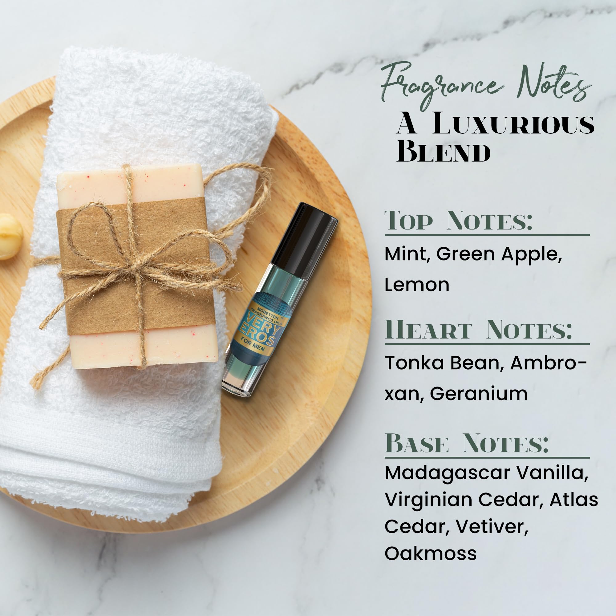 MOBETTER FRAGRANCE OILS Very Eros branding visible for recognizable scent identity.