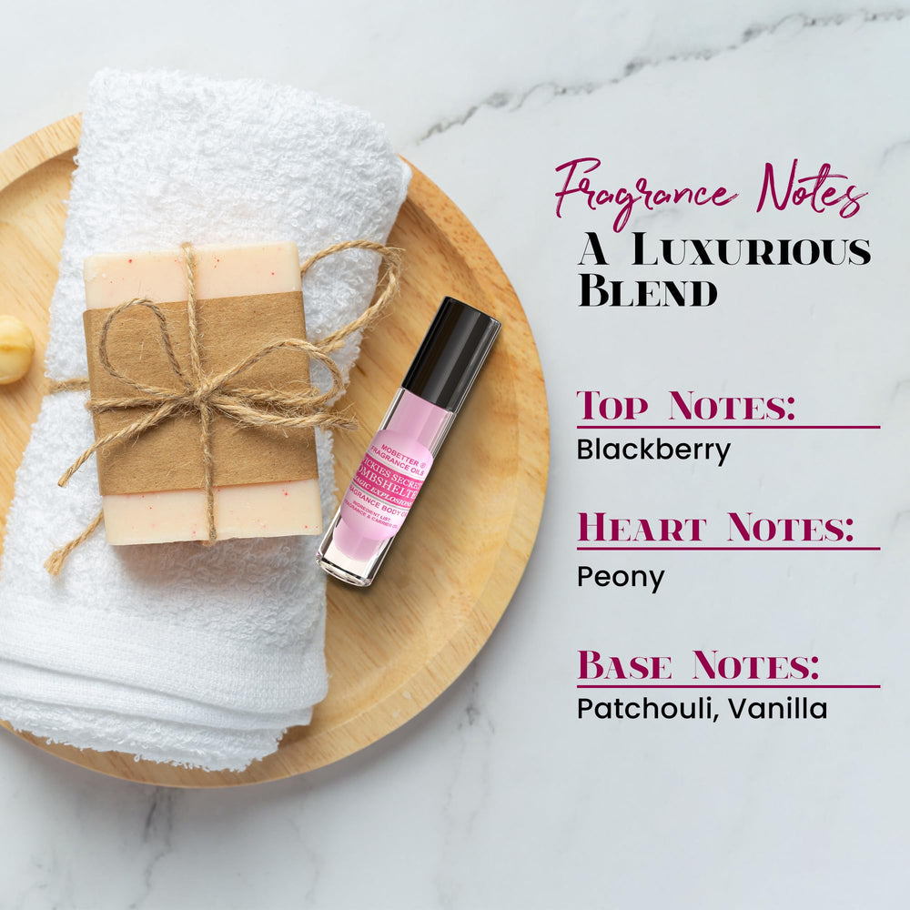 MOBETTER FRAGRANCE OILS Vickies Secret Bombshelter on-wrist use for subtle personal scent.