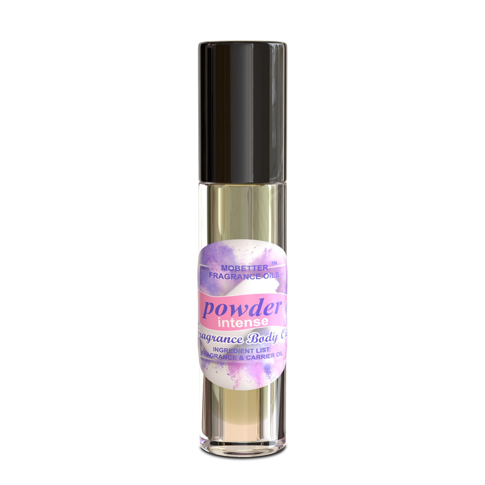 MOBETTER FRAGRANCE OILS powder-intense texture-swatch captures a powdery fresh aroma