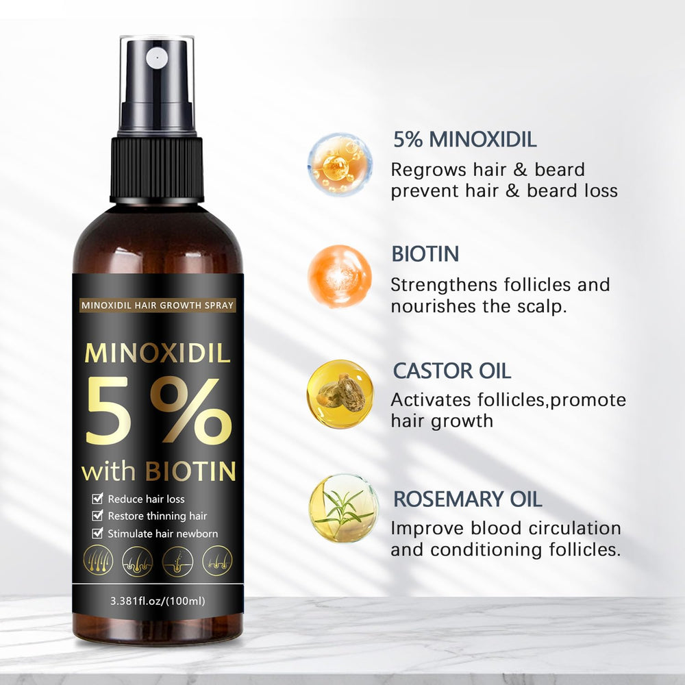 MOC LINK Minoxidil regrowth hairline closeup illustrating renewed density