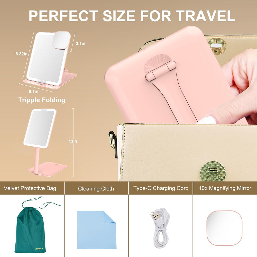 Mocado magnetic-10x-magnifying-mirror for precise detail work.
