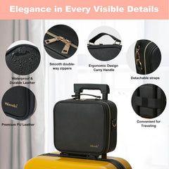 Mocado adjustable dividers for organized cosmetics on the go