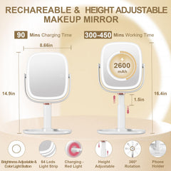 Mocado makeup mirror showing 1x and 20x magnification for detailing