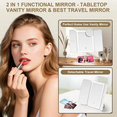 Mocado makeup mirror 7X magnification for precise brow shaping