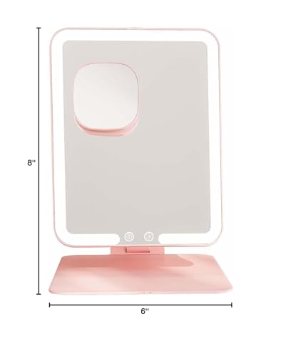 Mocado travel makeup mirror folded-compact shows slim packing design.