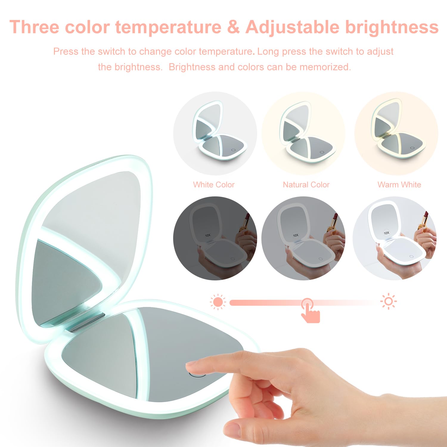Mocado velvet storage pouch protects mirror during travel