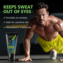 Mochiby Advanced Face Antiperspirant applied to face, neck, and underarm areas.