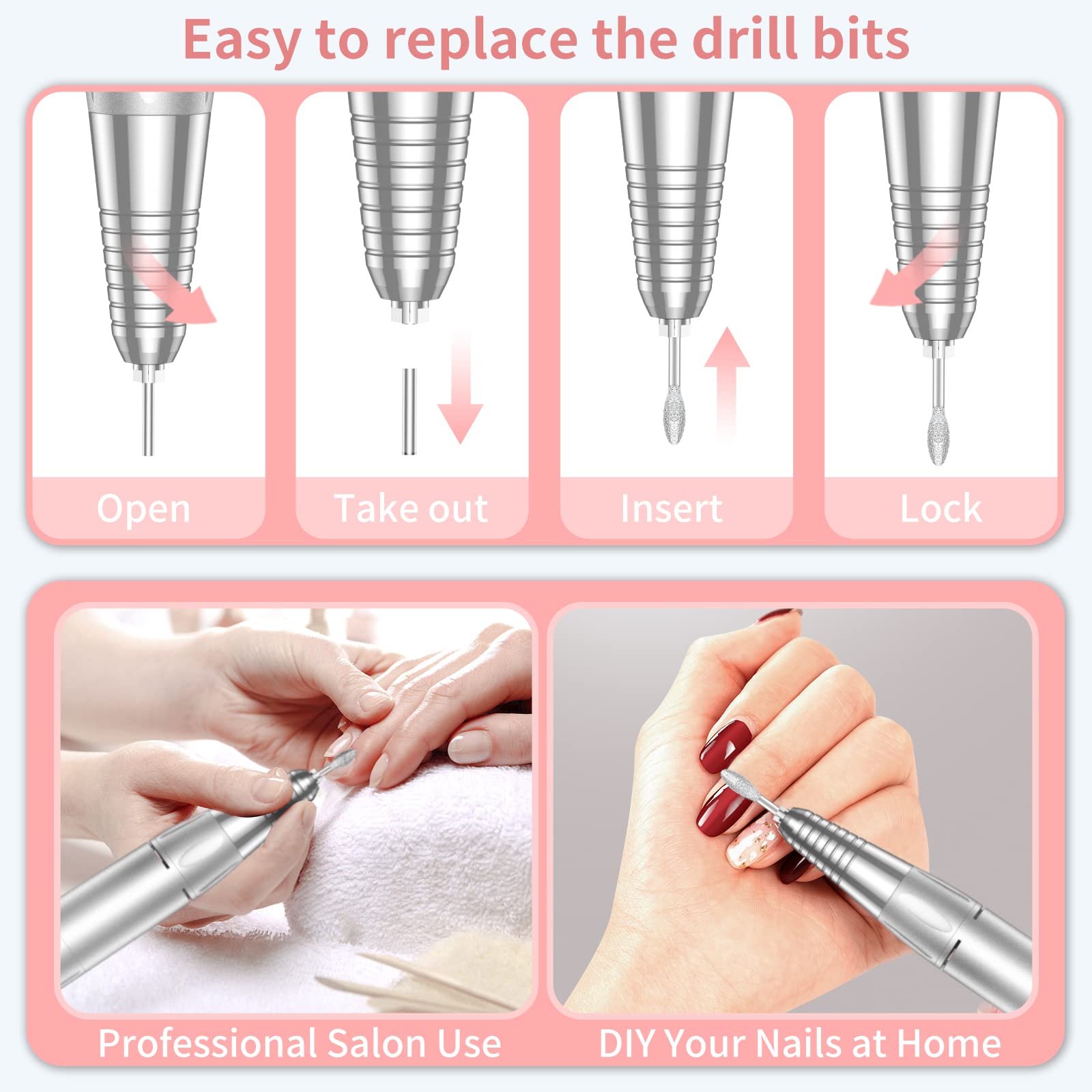 MOCOWIND low-heat, low-noise design minimizes finger fatigue during use.