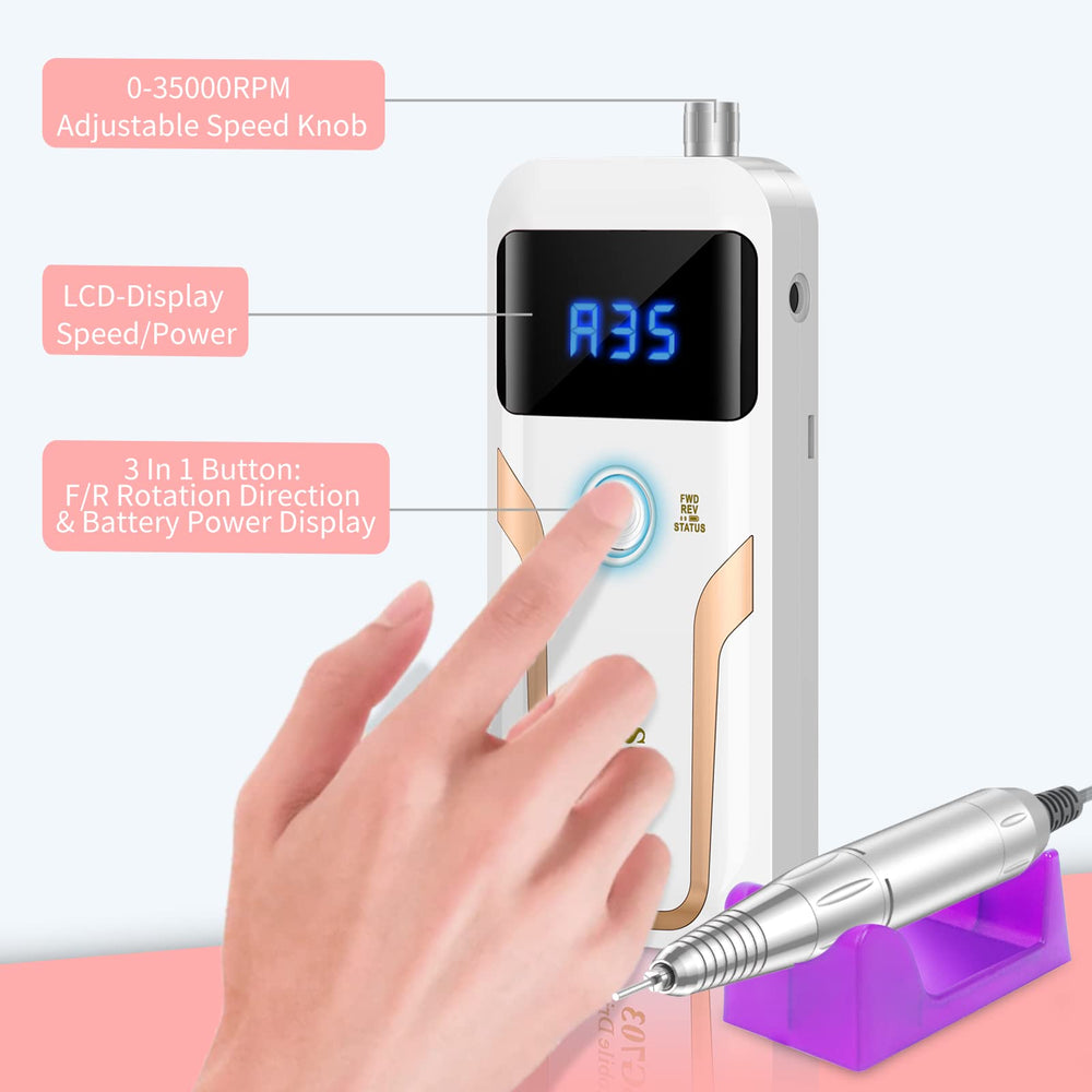MOCOWIND professional-home use versatility for salon-grade manicures at home.