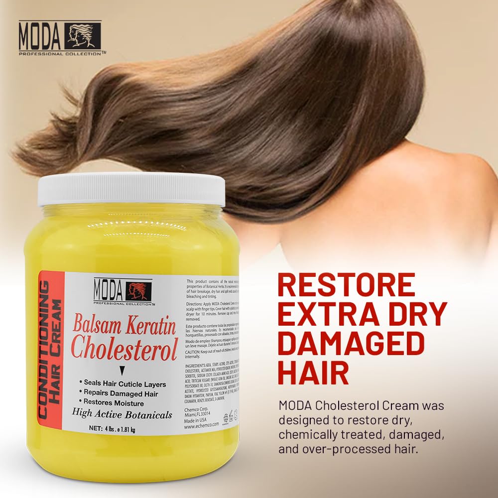 MODA family-friendly hair care routine image suggests versatile, all-age use