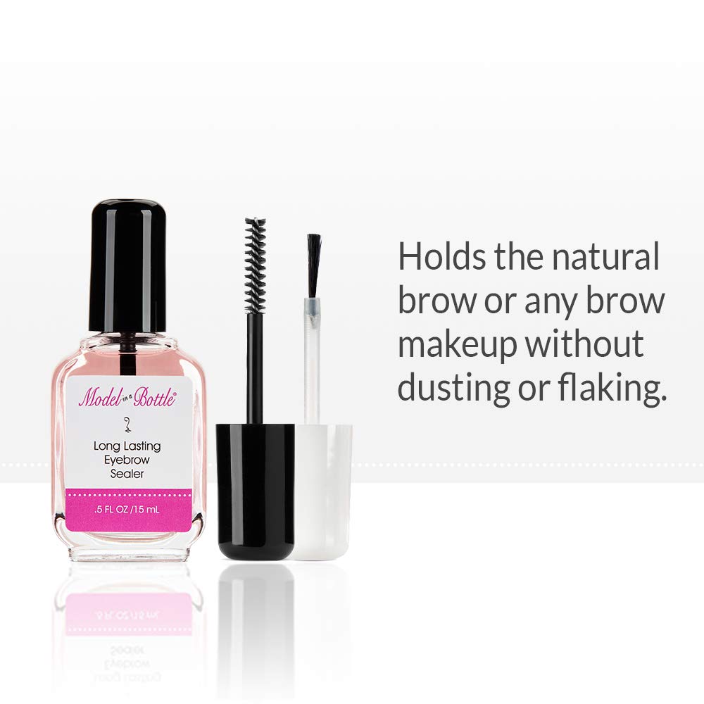 Model in a Bottle Eyebrow Sealer adds definition and helps tame brows.