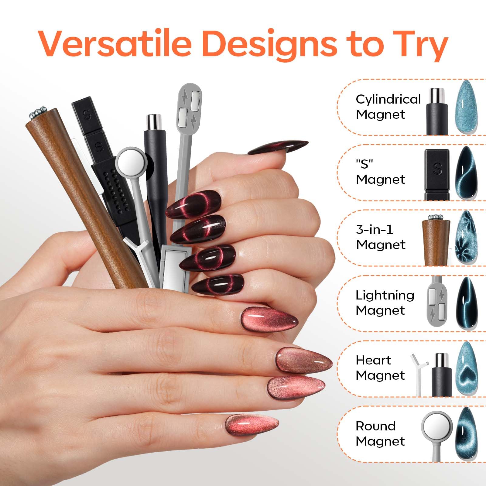 Modelones 3-in-1 magnetic pen provides versatile cat eye control