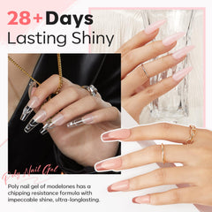 Modelones 48W nail lamp with quick cure for durable gel nails.