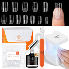 Modelones 9-in-One Nail Glue closeup for versatile nail applications and strong adhesion.