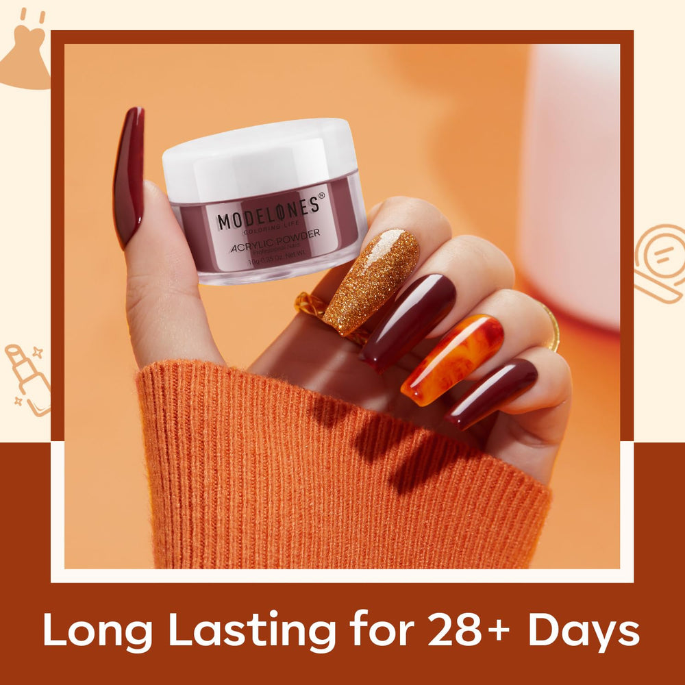 Modelones 3D nail art extension capability with acrylic powder image