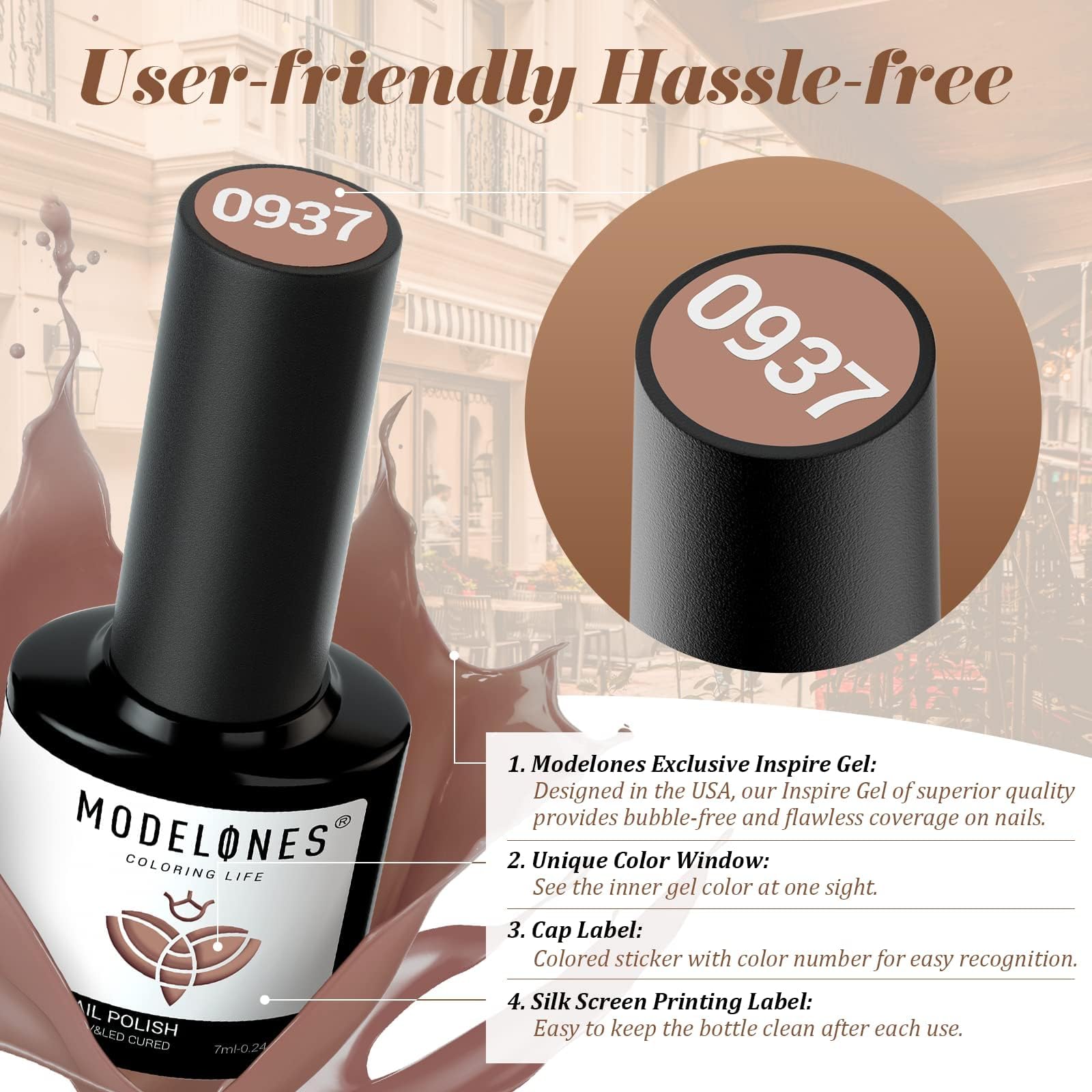 Modelones beginner friendly set for easy DIY nail art