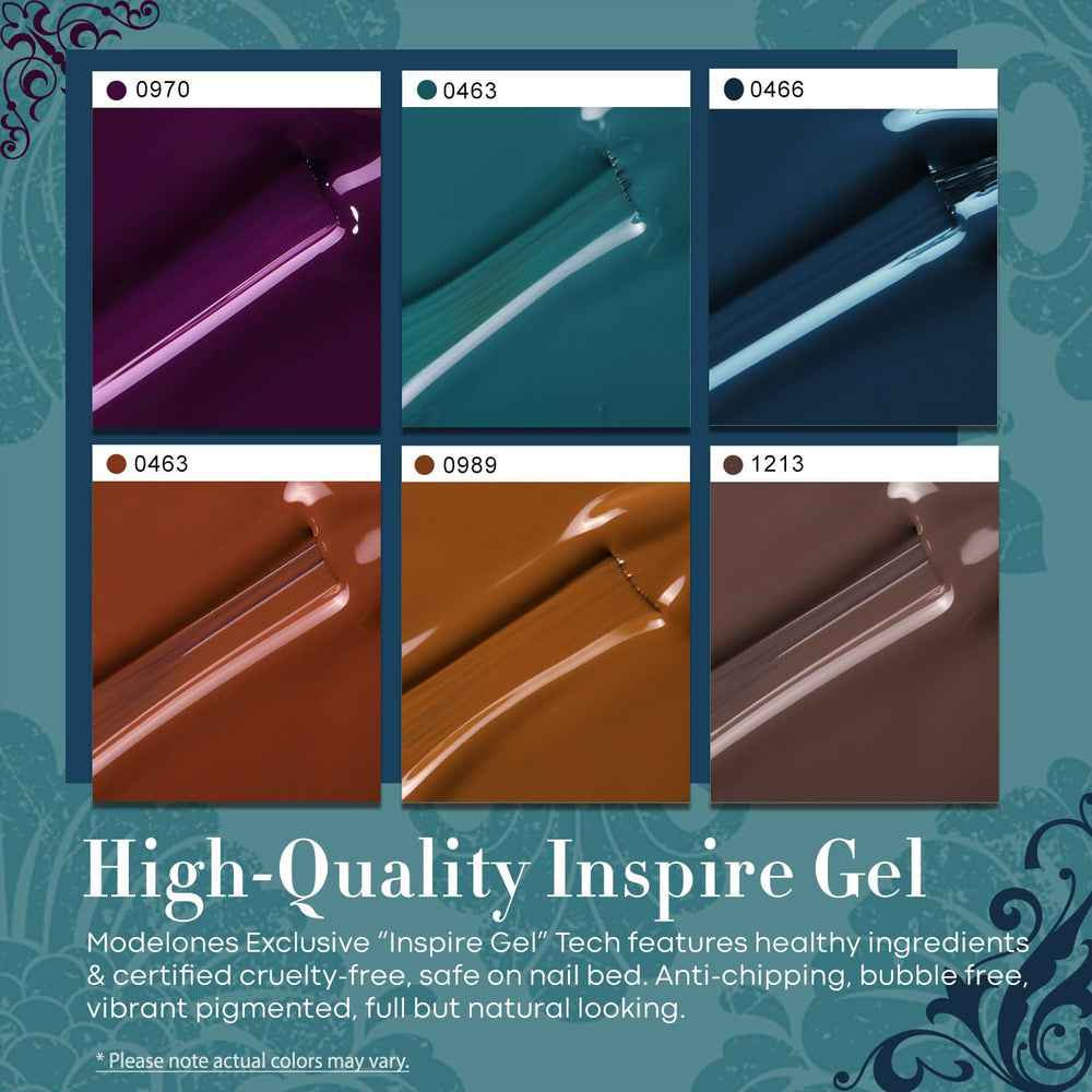 Modelones bottle closeup highly pigmented polish for smooth vivid manicure.
