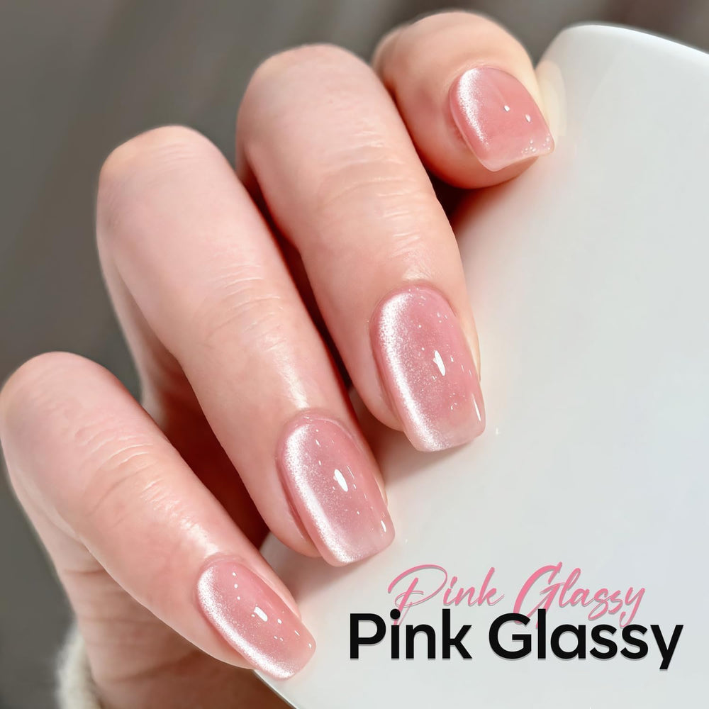 Modelones gel polish under LED cures with lasting shine.