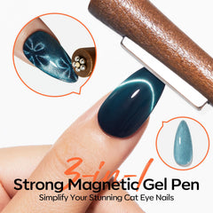 Modelones cat eye magnet flower head creates floral cat eye styles at home