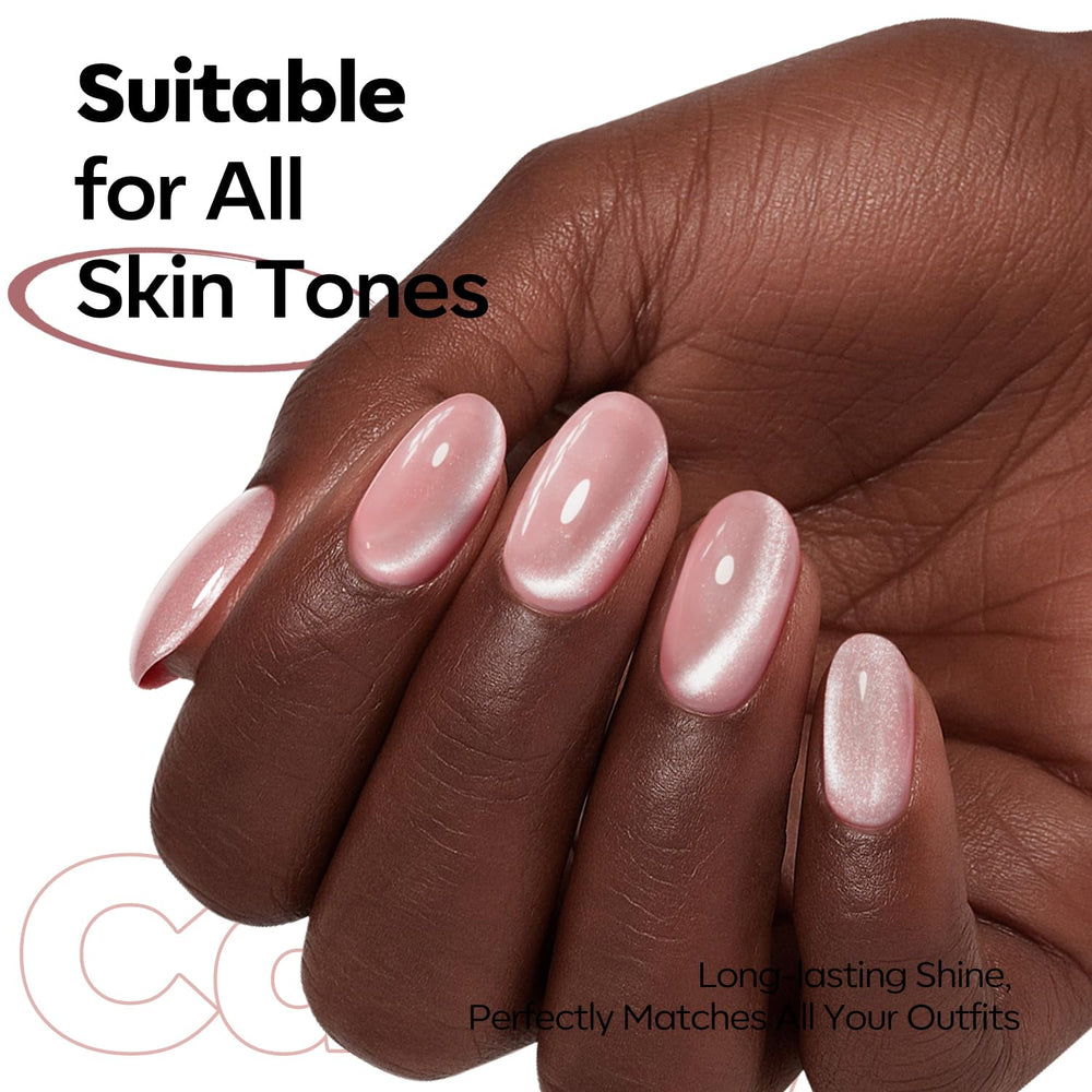 Modelones cruelty-free formula with low odor for comfortable at-home manicures.