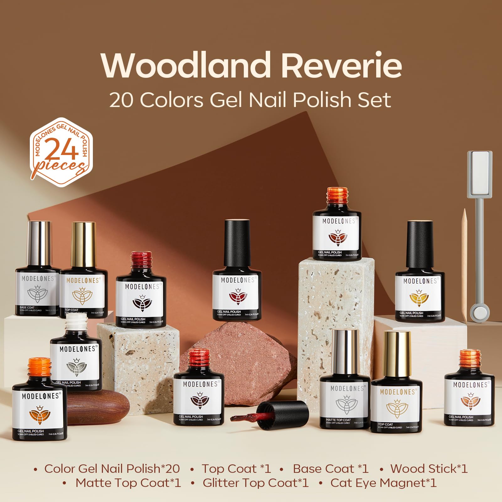 Modelones cruelty-free formula image highlighting safer, vegan nail products.