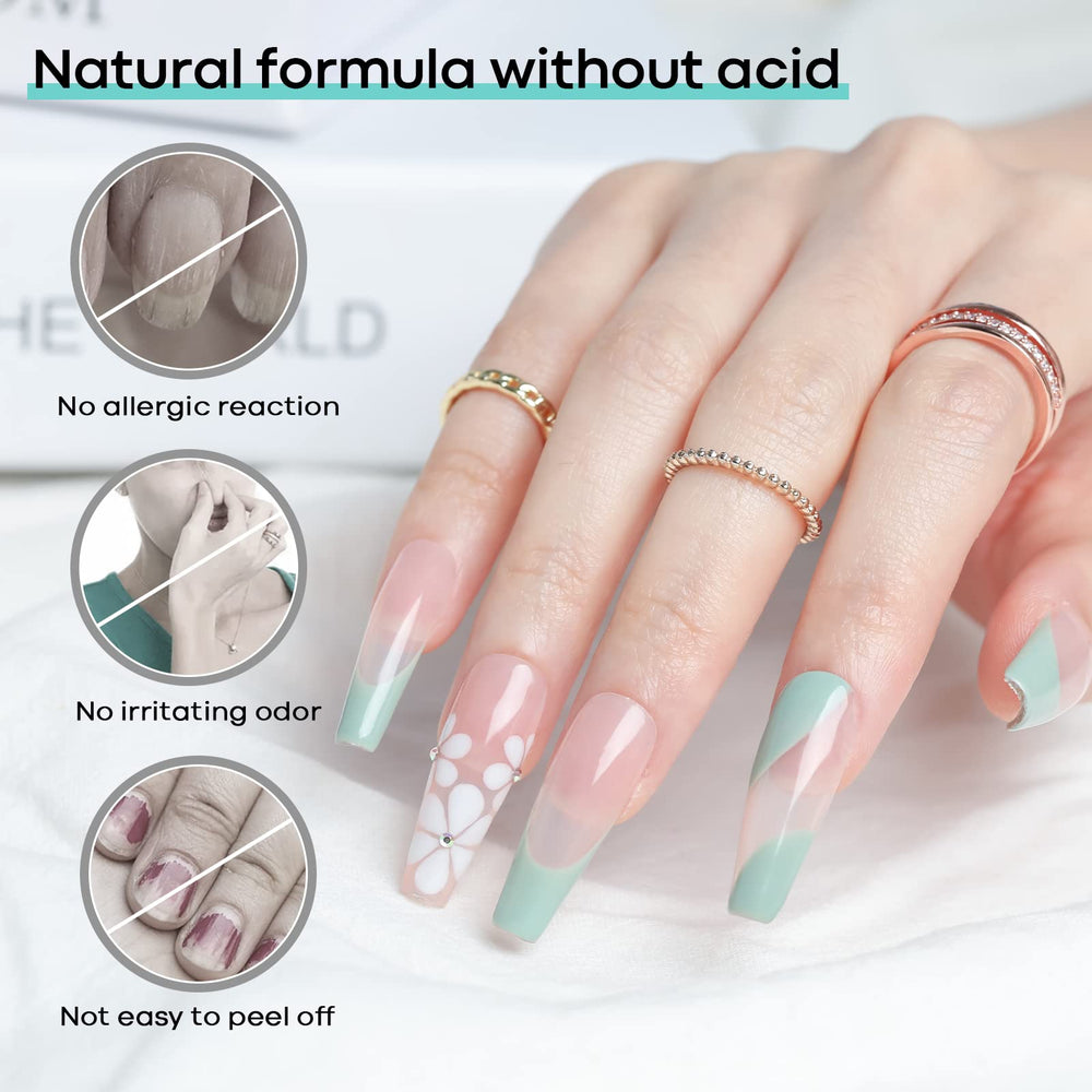 Modelones safe-formula-icon communicates gentler formula for nails.