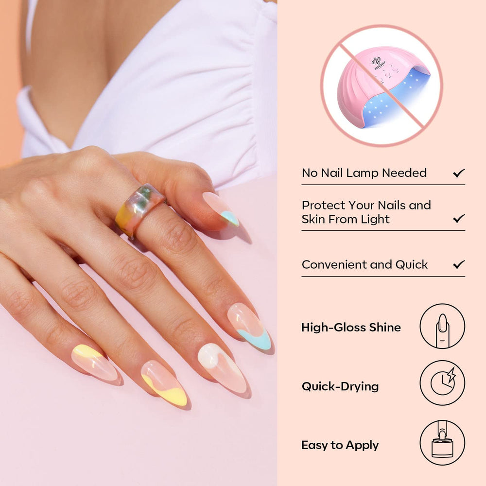 Modelones dip powder kit components laid out for at-home manicure sessions