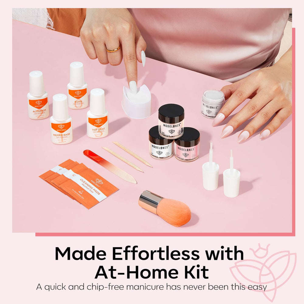 Modelones dip liquid base coat for even color application