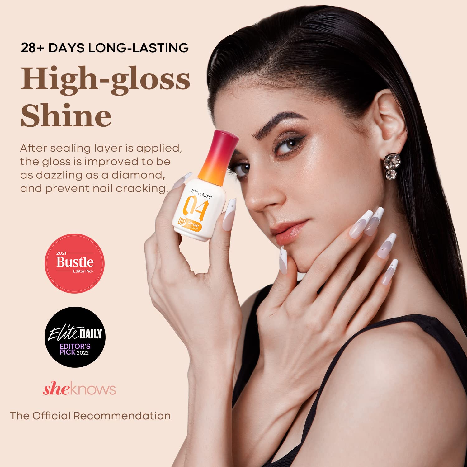 modelones dip powder liquid set activator bottle speeds curing without UV light.